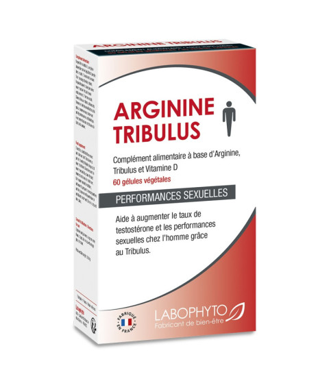 Arginine Tribulus performance sexuelle 60 gélules - LAB19